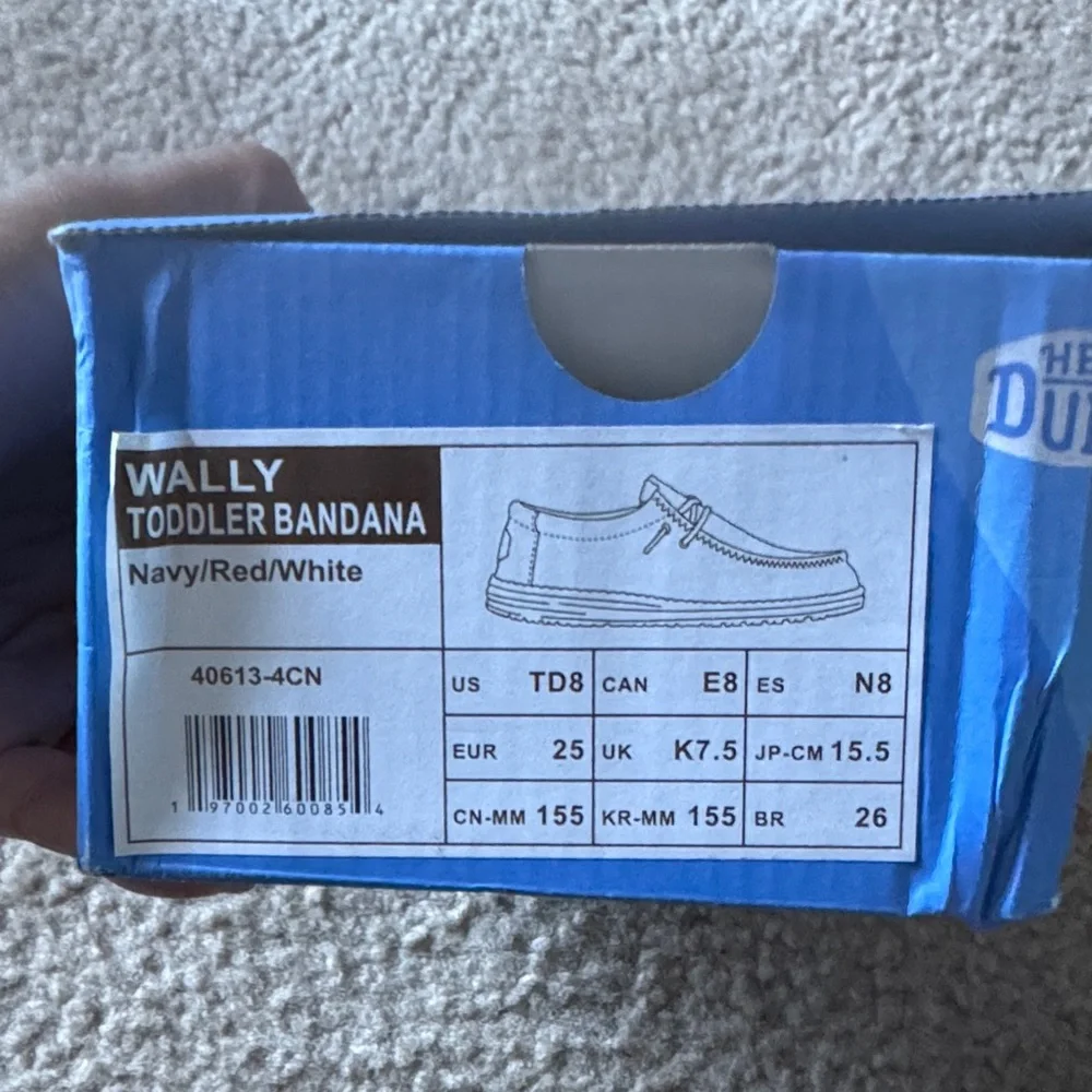 Hey Dude Kid shoes bandanna